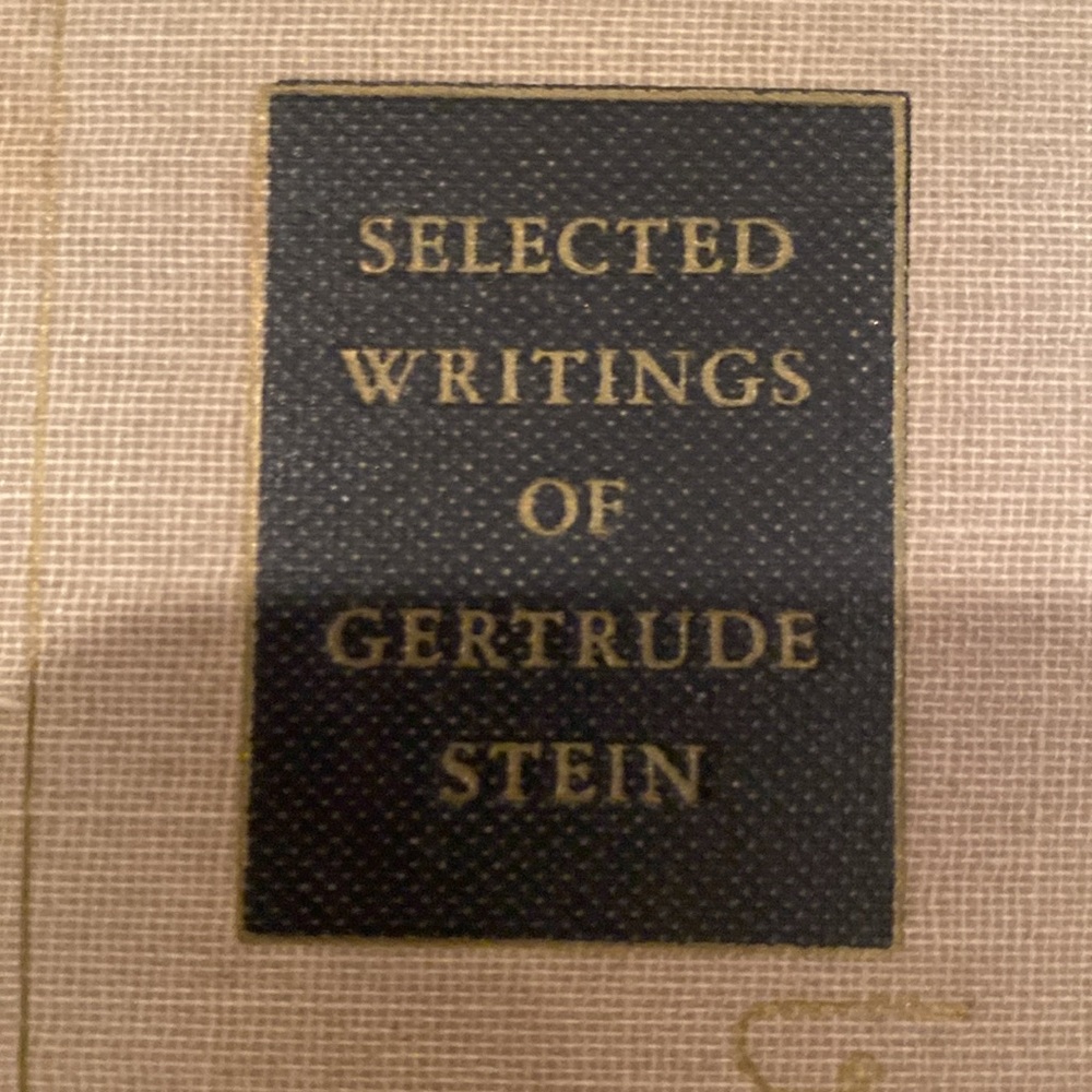 “Selected Writings of Gertrude Stein,”